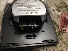 Glass-Switch-Panel Wall-Touch-Switch Minitiger White 1-Gang Crystal 1-Way Eu/Uk-Standard