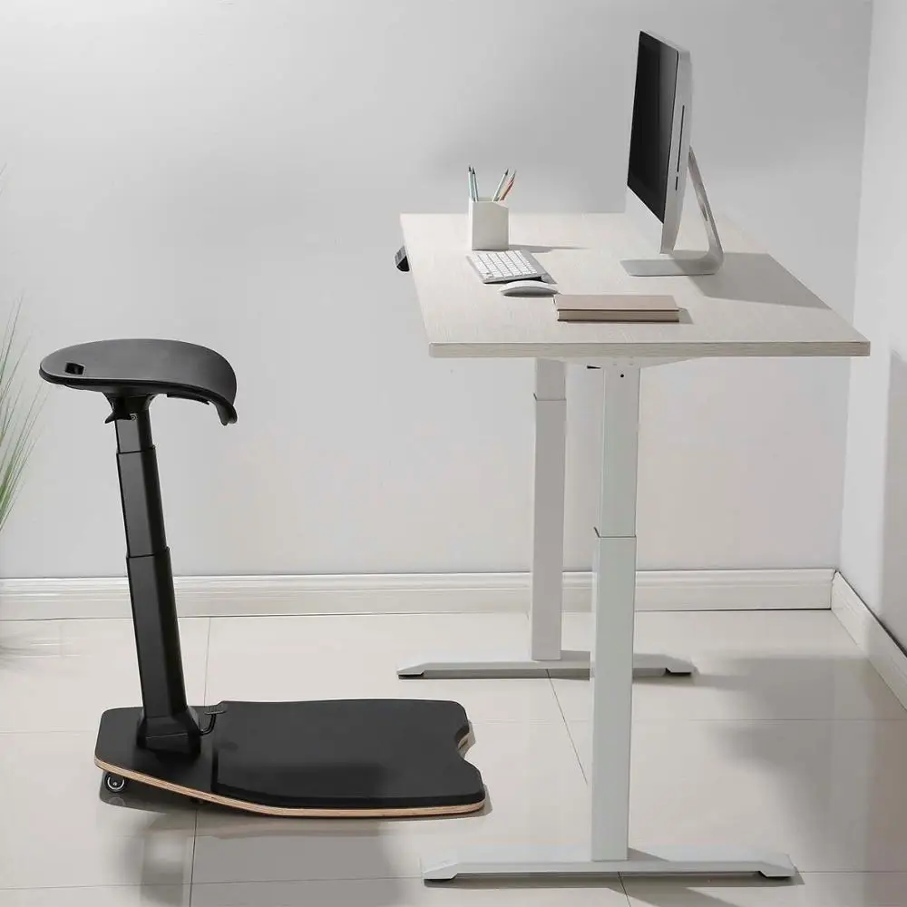 Maclean Multifunction Adjustable Ergonomic Standing Office Stool - Maclean Multifunction Adjustable Ergonomic Standing Office Stool