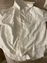 White Blouse Official-Tops Green Shirt Spring-Pocket Oversized Blusas Long-Sleeve Lizkova