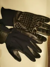 Guantes de goma para aseo de mascotas, para perros, gatos, Limpieza del cabello, peine, cinco dedos, desodorización, suministros de baño