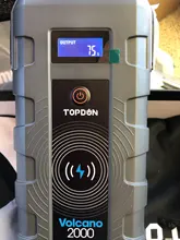 Topdon-arrancador de batería de coche, dispositivo de arranque inalámbrico de 20800mAh, V2000, 1200A