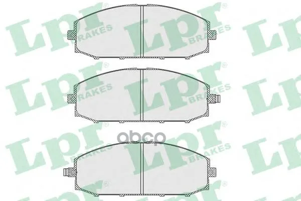 Колодки Тормозные Nissan Patrol 2.8d-4.2d 97-10 Передние Lpr 05p845 Lpr арт. 05P845
