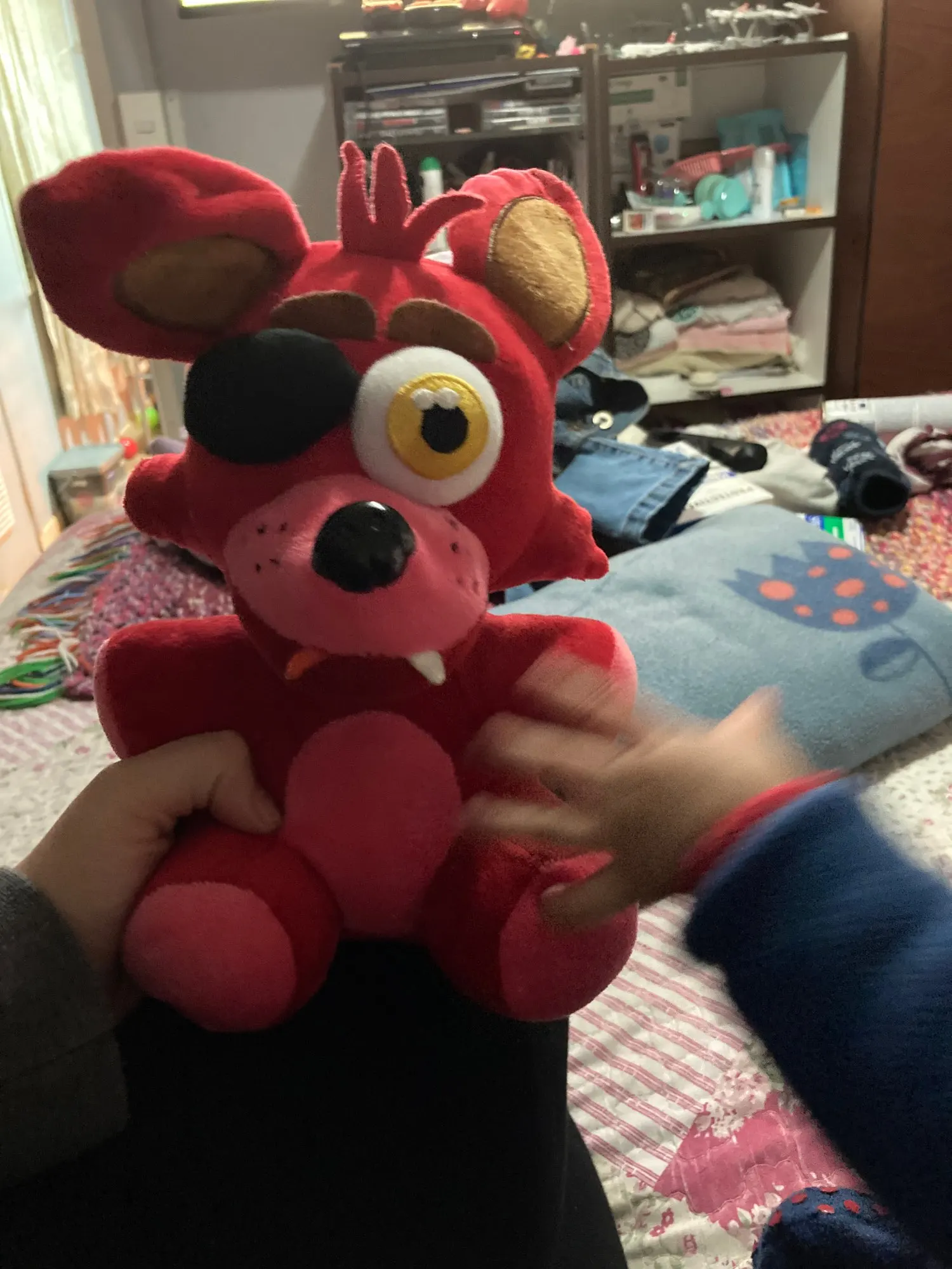 Five Nights at Freddys Plushies Bonnie Sisters Location Golden Foxy