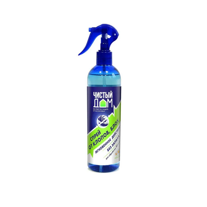 Spray clean house from bedbugs fleas and cockroaches the aroma of chamomile 400 ml. | Дом и сад