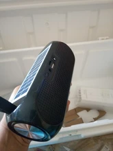 Music-Box Column Loudspeaker Altavoces Solar-Charging Stereo Outdoor Waterproof Portable