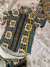 INCERUN-conjunto Hawaiano estampado para hombre, camisa de manga corta con botones, pantalones cortos de playa, ropa de calle informal, 2 piezas, verano 2021