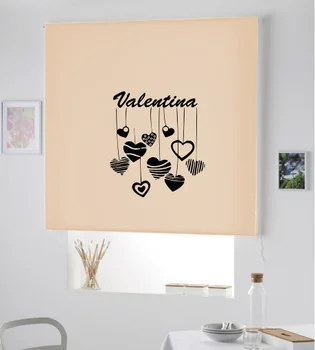 

Blind Iroa customizable Child/Hearts Valentina! ROLLER BLINDS TRANSLUCENT! (BEIGE 100X175)