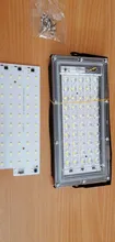 Led Lamp 50W Smart IC Floodlight SMD 2835 Chip 220V Outdoor Long Service Time DIY LED
