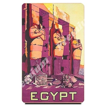 

Egypt souvenir magnet vintage tourist poster