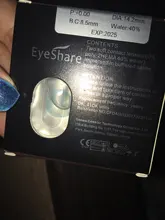 EYESHARE-1 par (2 uds) de lentes de Color de cristal Natural, para cosméticos para ojos, lentillas de contacto