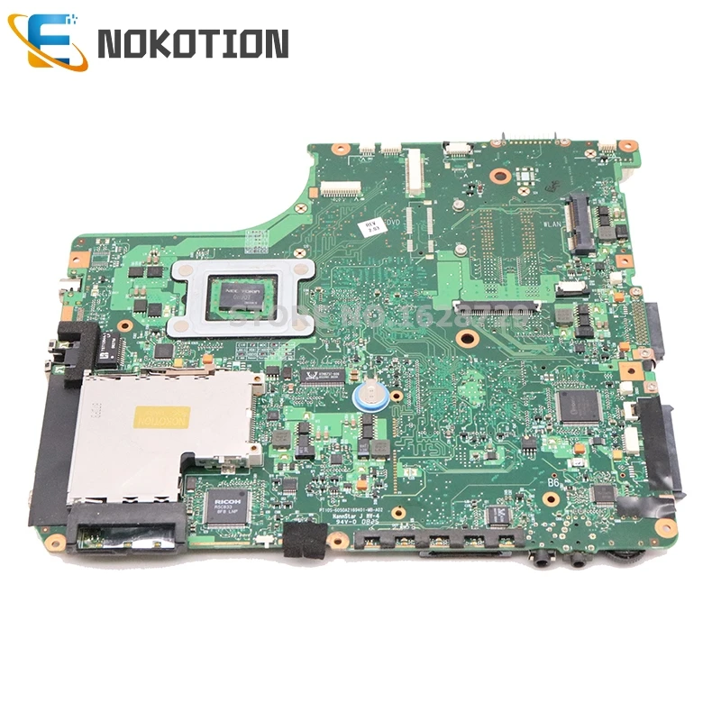 NOKOTION материнская плата для ноутбука Toshiba Satellite A300 A305 основная плата V000125600 6050A2169401 DDR2 Бесплатный процессор