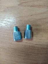 Par de adaptadores de espejo trasero para motocicleta, M10, 10MM, M8, 8MM, 6MM, en sentido horario, antihorario, tornillo cambiador de rosca para mano derecha e izquierda