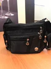 Bolso de hombro de nailon Oxford para mujer, bandolera de viaje de gran capacidad, resistente al agua