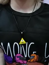 Dongsheng. Bill Cipher collar Boss colgante gargantilla de Cosplay collar hombres joyería de las mujeres-30