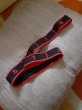 Banda elástica de látex y poliéster para yoga, cinta elástica, banda de estiramiento, bandas de resistencia, para gimnasio, para pilates, para baile latino