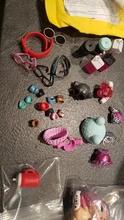 6 muñecas + 6 prendas + 6 zapatos + 6 botellas + 6 accesorios conjuntos aleatorios L.O.L. ¡Sorpresa! Muñeca LOL de 8cm, juguete para regalo
