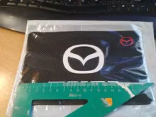 Alfombrilla antideslizante con logotipo de coche, soporte de teléfono antideslizante para Mazda 2, Mazda 3, MS, Mazda 6, CX-5, CX3, CX5, Artzma 6, estilismo de coche