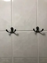 Coat Hanger Hook Wall-Mounted Bathroom-Cloth Black Vintage Hat Key-Bag