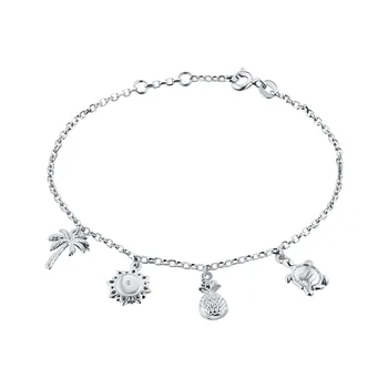 

Silver Bracelet with diamond э06бр081803