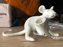 Table-Lamp Desk-Lights Mouse Postmodern Animal Seletti Home-Decor Resin Small Mini Cute