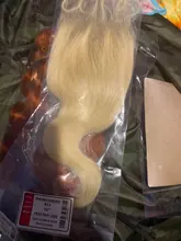 Remy Forte-mechones de pelo ondulado rubio con cierre, extensiones de pelo ondulado mechones brasileños naranja, 3 mechones de cabello humano con cierre