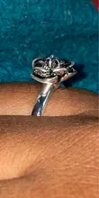 Anillo de plata de primera ley con forma de rosa para mujer, sortija, plata esterlina 925, estilo retro, defensa personal, japonés, coreano
