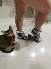 House Slippers Floor-Shoes Flip-Flops Christmas Winter Fur Plush Warm Cotton Indoor Fourrure