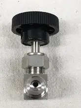 Free ship Adjustable Needle valve 1/8 1/4 3/8 1/2 male thread stainless steel 304