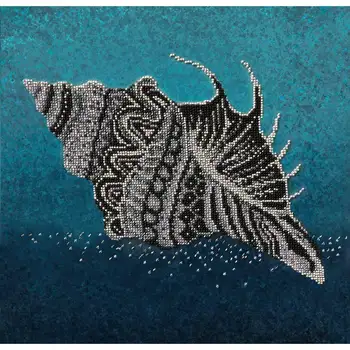 

C-02 set for embroidery with beads constellation 'shell '30*30 cm