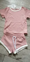 Vestido para niña recién nacida de 0 a 2 años, conjunto de ropa para niña pequeña, Tops de algodón y pantalones cortos, trajes de 2 uds.