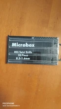 20 unids/set 0,3mm-1,6mm de acero de alta velocidad Set de puntas de taladro en espiral Micro HSS broca con el caso