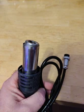 Qhttec-pistola de aire caliente LCD 8858, microestación de soldadura de reprocesado, secador de pelo para soldadura, pistola de calor de 700W y 220V, herramientas de reparación de soldadura