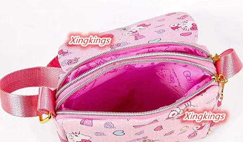 Новые женские сумки Hello kitty, сумка-мессенджер, сумка на плечо, сумочка, кошелек, XK-099174