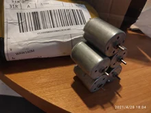1pc Mini 280 Motor DC de alta velocidad fuerte juguete magnético de juguete de coche de motores DC 3-12V 5000-15000RPM eléctrico de máquinas herramienta