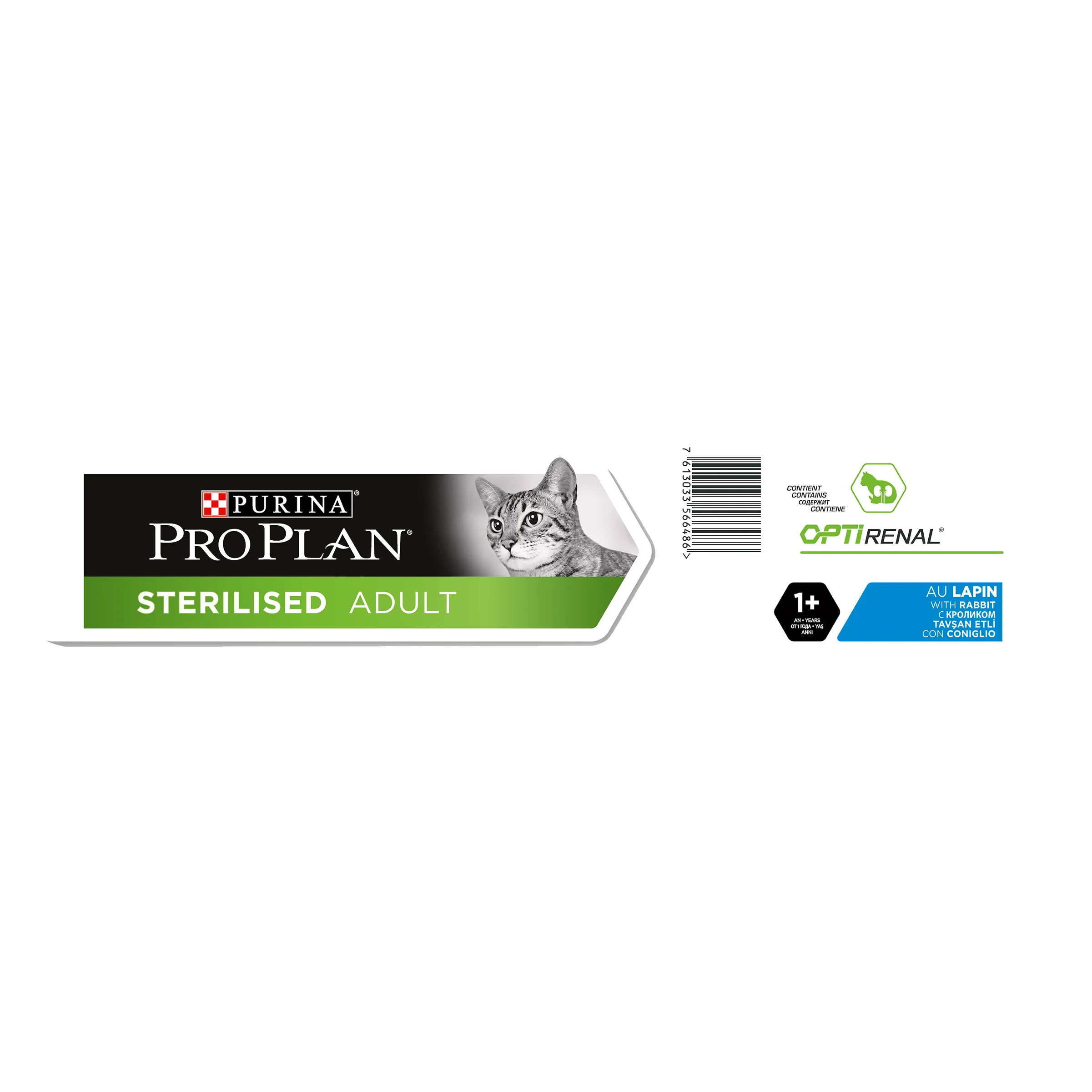 Сухой корм Purina Pro Plan для стерилизованных кошек и кастрированных котов, с кроликом, Пакет, 10 кг. Про План