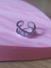 1 Uds encantador línea Clip de circonio en pendientes oreja sin Piercing pendientes de joyería