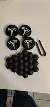 BENOO-Tapas de cubo de rueda para Tesla Model 3/S/X con 4 tapas centrales y 20 tuercas de rueda, Kit de decoraciones Tesla, 25 uds.