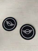 Soporte para vasos y posavasos de coche, decoración para BMW, MINI COOPER, plegable, de Metal, GPS, Clip de ventilación, teléfono móvil