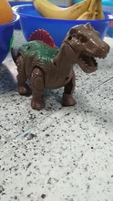 Dinosaurio eléctrico que camina, juguete de dinosaurios brillantes con sonido, modelo de animales para niños, regalo interactivo