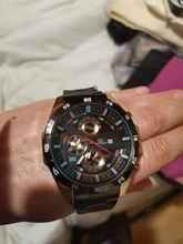 Reloj de pulsera deportivo Para Hombre, cronógrafo de cuero, estilo militar, informal, Moderno, novedad de 2021