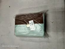 Monedero de Color caramelo a la moda para mujer, Cartera de cuero de Color liso Vintage corta con broche de corazón, tarjetero para chicas