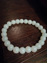 Pulsera de cuentas para mujer, piedra Natural, piedra lunar, cristal redondo, 8mm