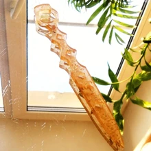 Molde de resina Epoxy para llaveros, accesorio de cristal artesanal, para defensa de los dedos, colgante, llavero, espejo, molde de silicona para Resina