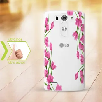 

Personalized LG G3 Slim Clear Silicone Phone Cover (Flower Temalı-5)