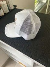 C & Fung-Gorra de camionero con ajuste trasero para novia, gorro de béisbol con letras doradas