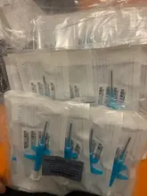 Envío Gratis 60 uds 1,25x7mm 134,2 KHz perro RFID Chip de cristal de vaca perro gato identificación/seguimiento Microchip Id de animales del inyector