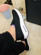 Female Shoe Wedges Platforms Increasing-Footwear Woman Loafers Flat Womens Spring Mesh