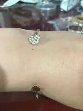 Pulsera ajustable con doble lazo de corazón para Mujer, brazalete con apertura de cristal, joyería, 7g, 2020