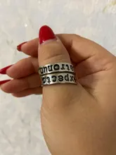 Anillos con letras para mujeres y niños, joyería Retro, Patronum, regalos de disfraz de fiesta