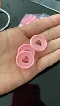 Anillo de plástico con forma de seta para oficina, hebilla de disco, hoja suelta, suministros de encuadernación, 30 Uds., 24mm